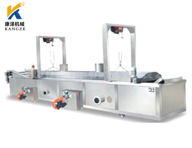 小鱼油炸流水线