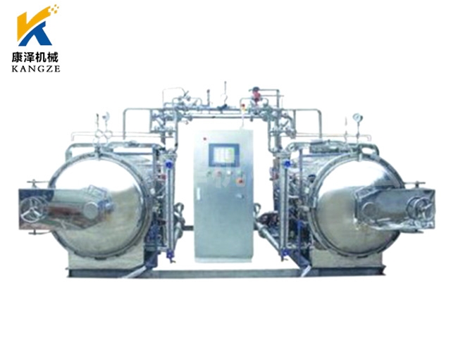 双锅并联杀菌锅